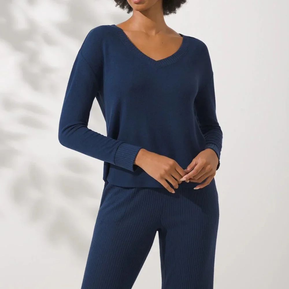 NWT Soma Brushed Cozy Lounge/Pajama Top
